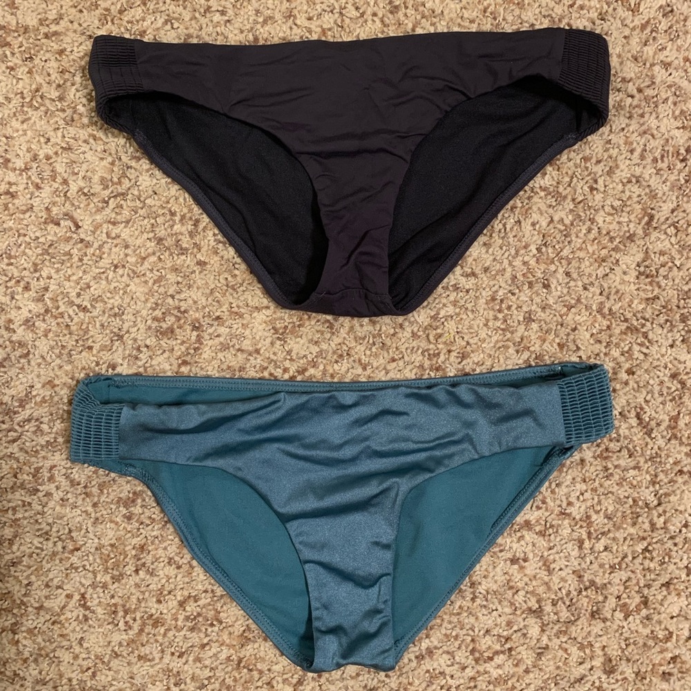 Billabong bikini bottoms teal and black S